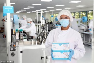 The majority of PPE procured by Mail Force is now being produced in the UK.